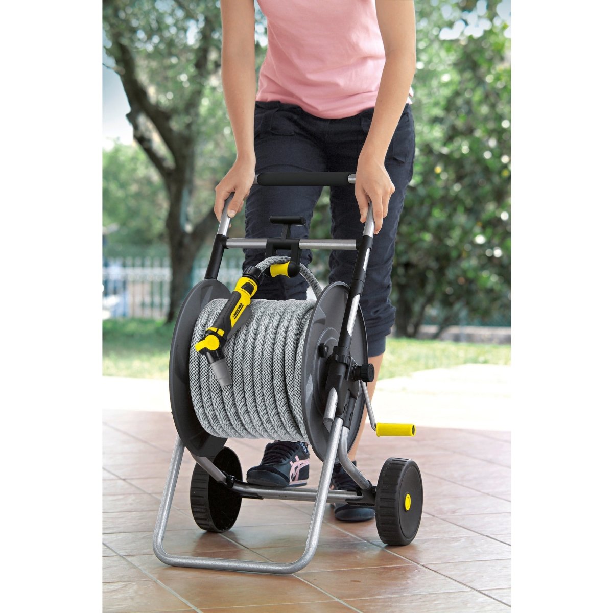Carro porta manguera de metal HT 80 M. - KÄRCHER SHOPACCESORIOS