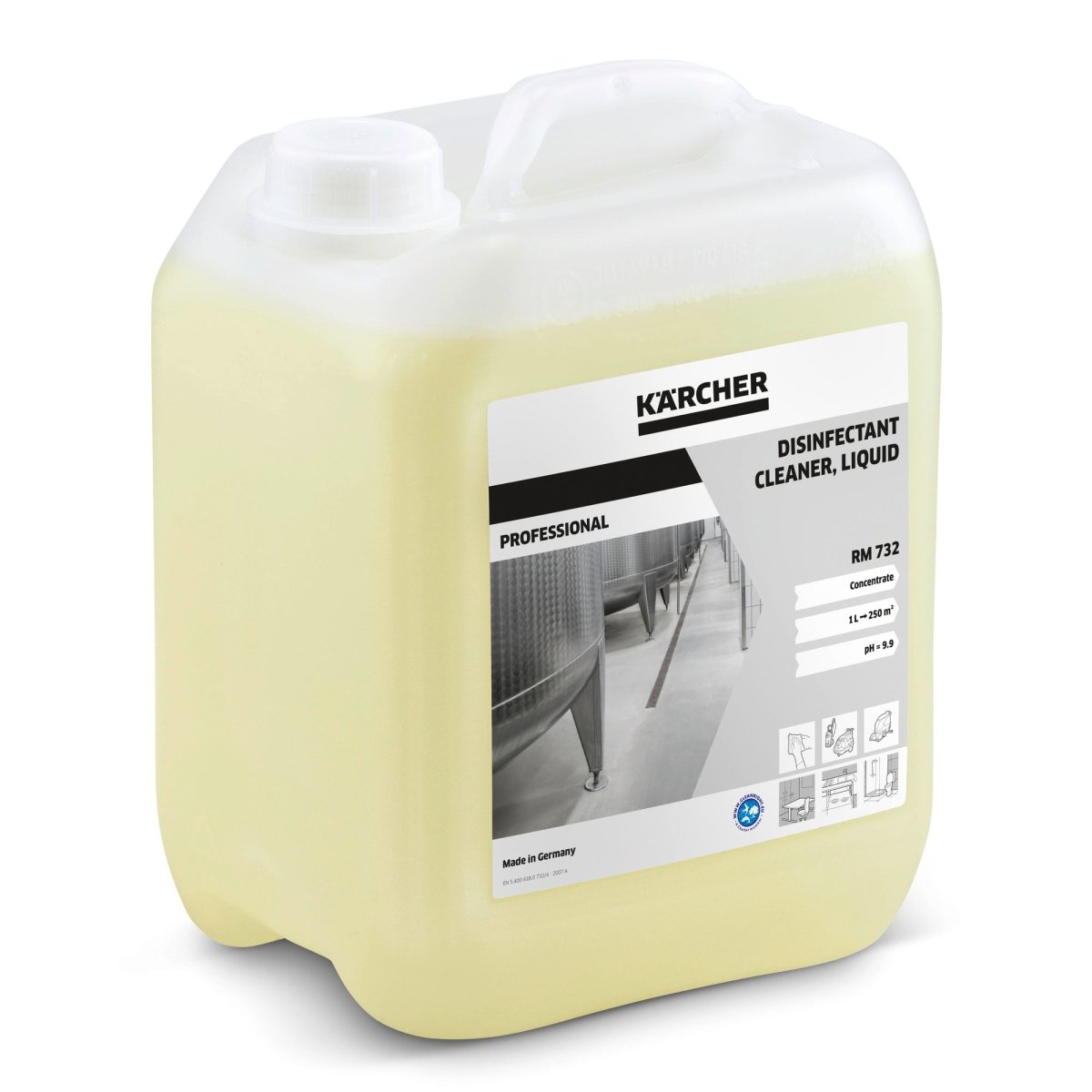 Limpiador desinfectante RM 732 5 Litros - KÄRCHER SHOPdeter